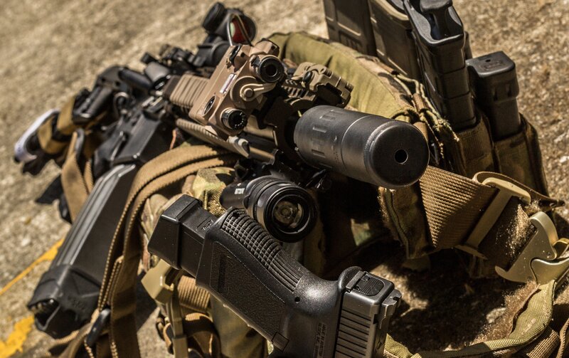 Tactical Firearms on Vest