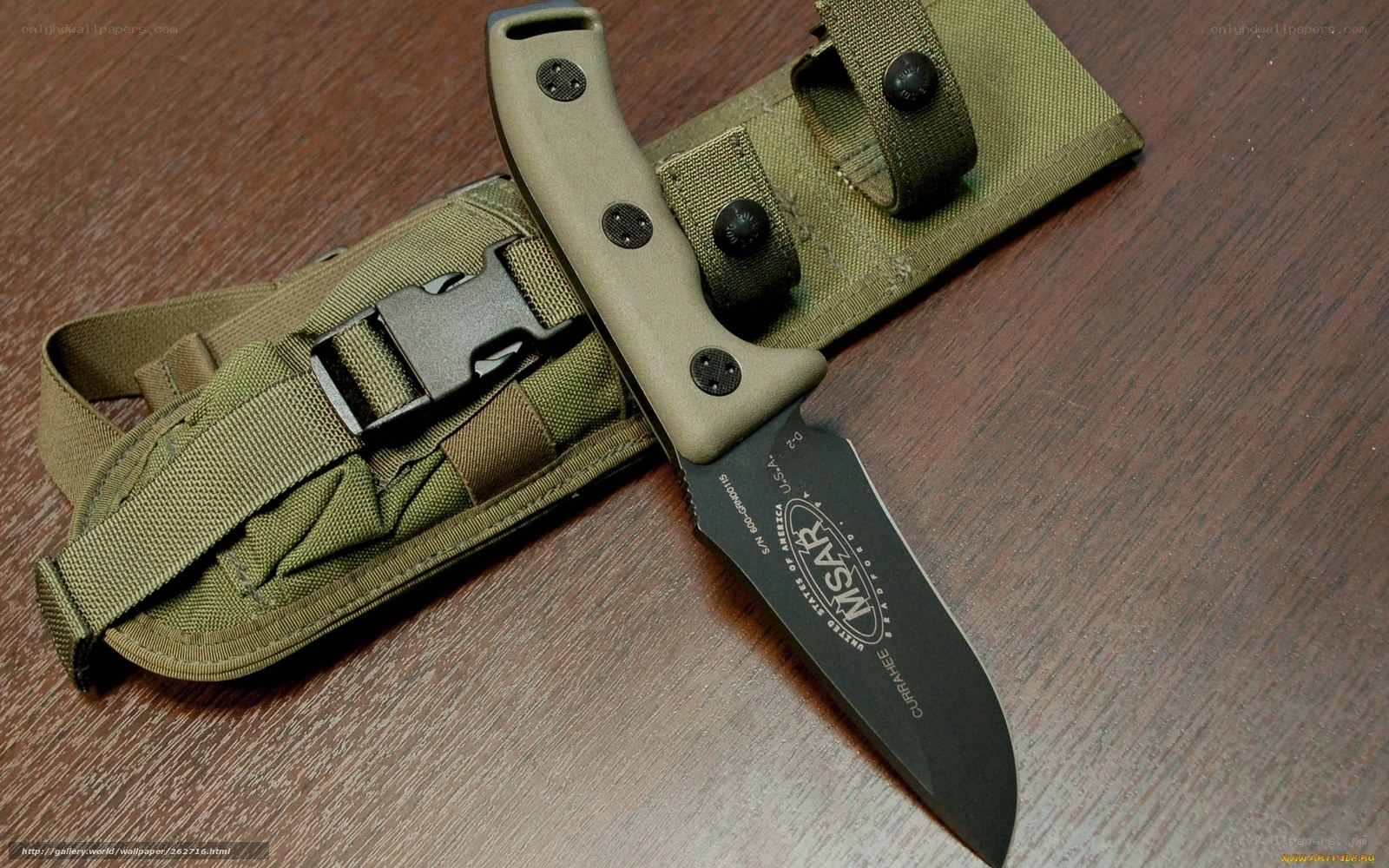 tactical knife with sheath