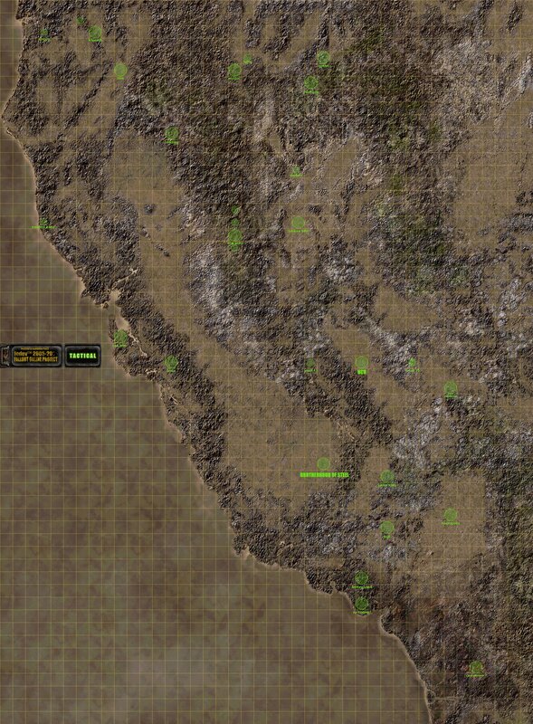 Tactical Map of California