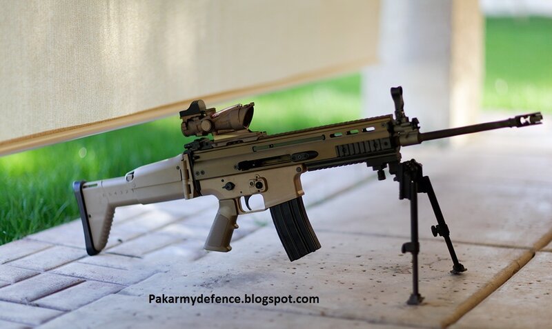Tactical Rifle on Bipod
