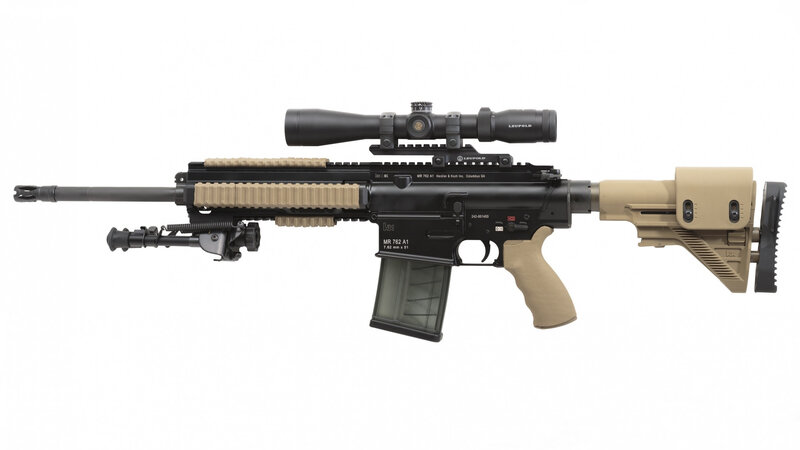 Tactical Rifle with Scope — Black