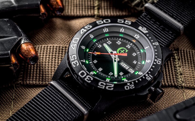 tactical watch with ammunition