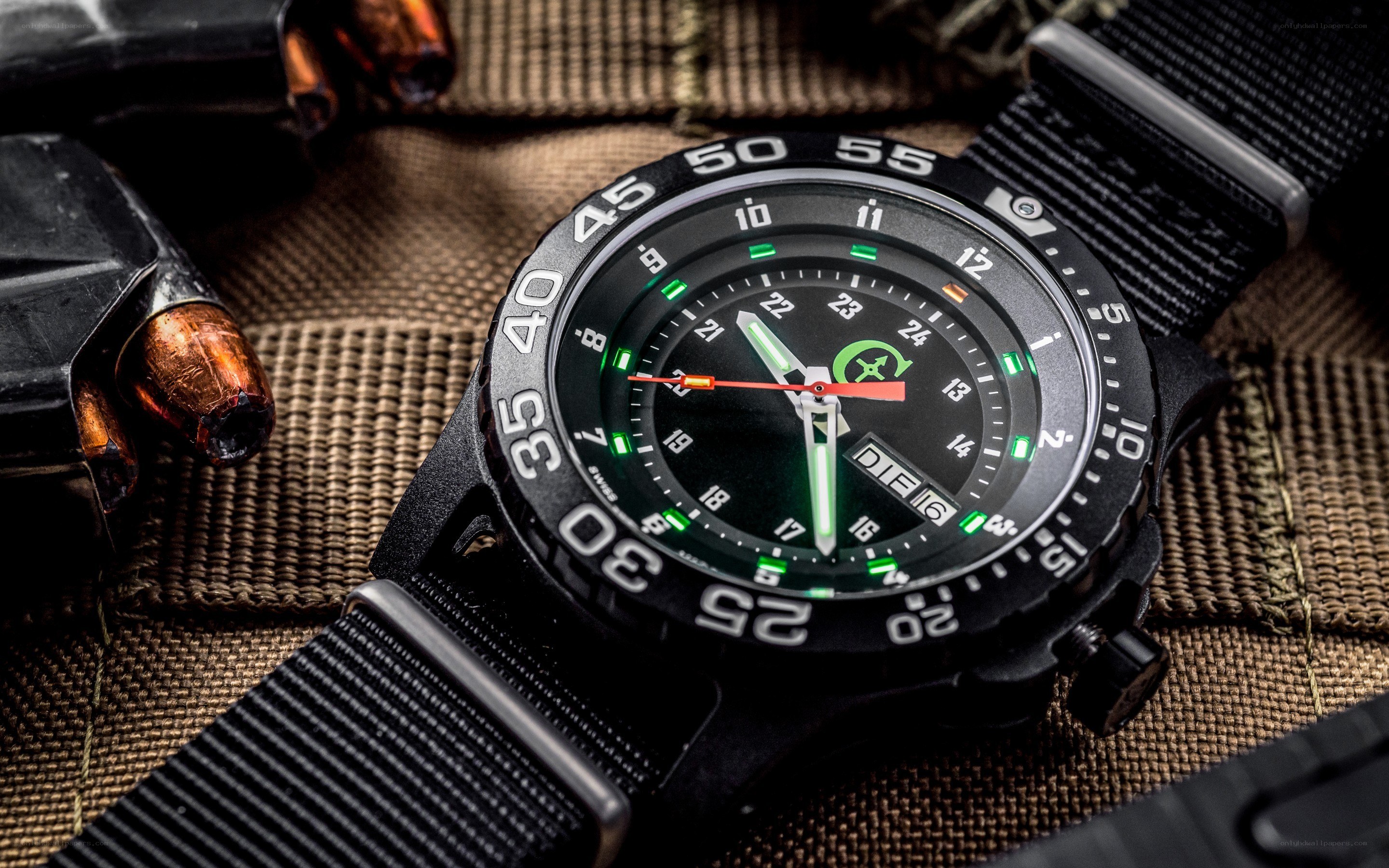tactical watch with ammunition