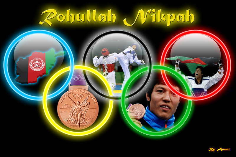 Taekwondo Athlete Celebrating