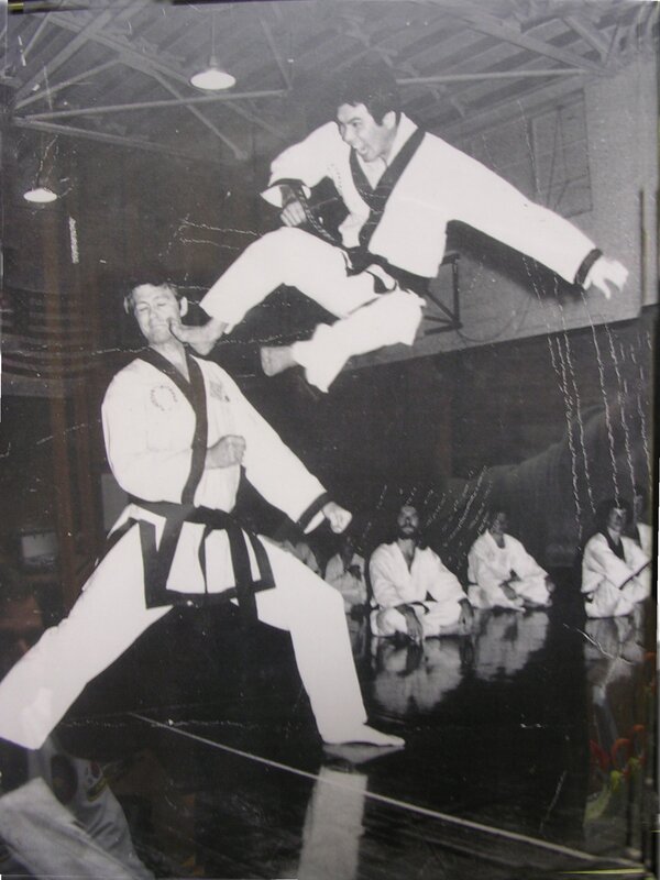 Taekwondo demonstration in action