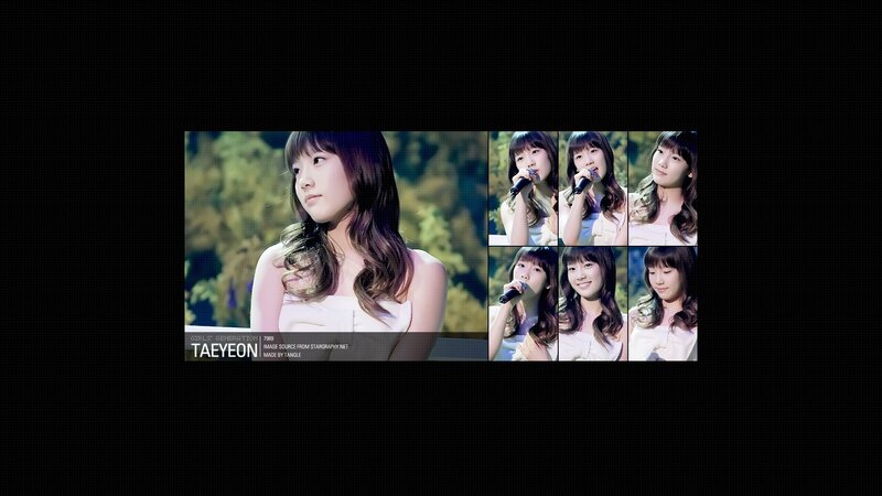 Taeyeon performance collage