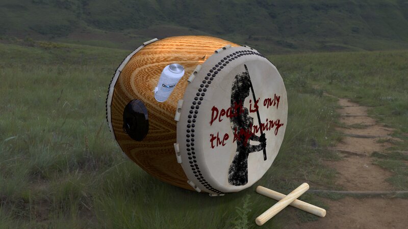 Taiko Drum in Field
