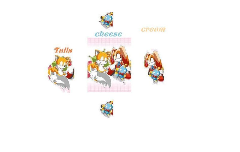 Tails and Cream characters