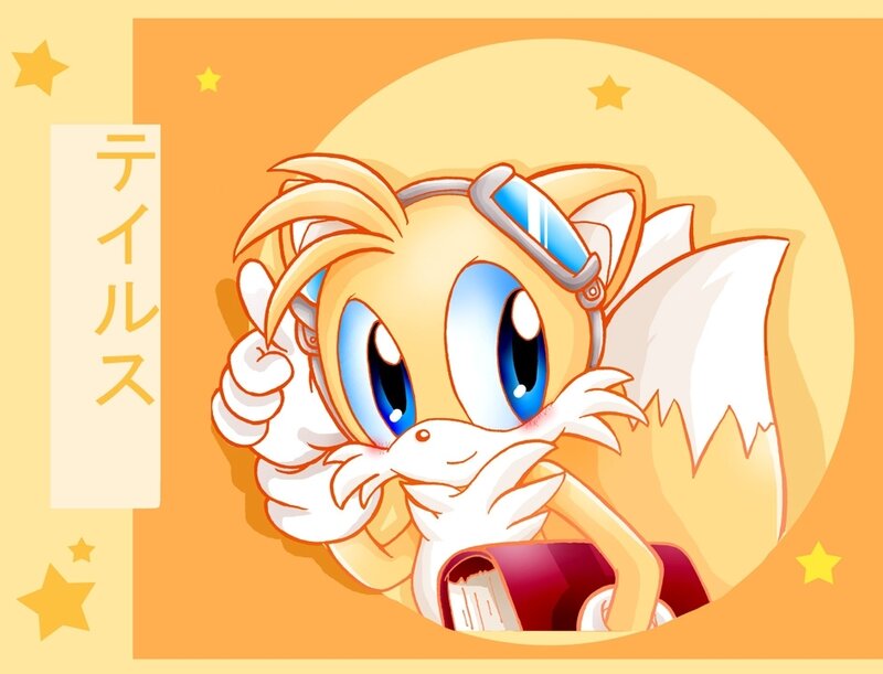 Tails character art