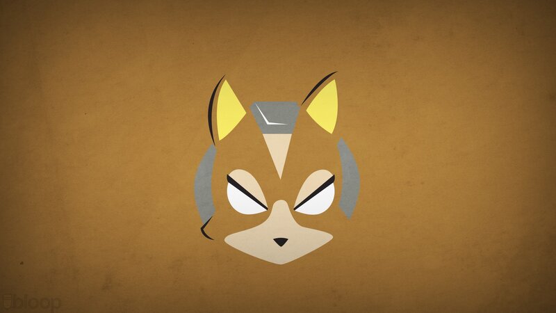 Tails character head art