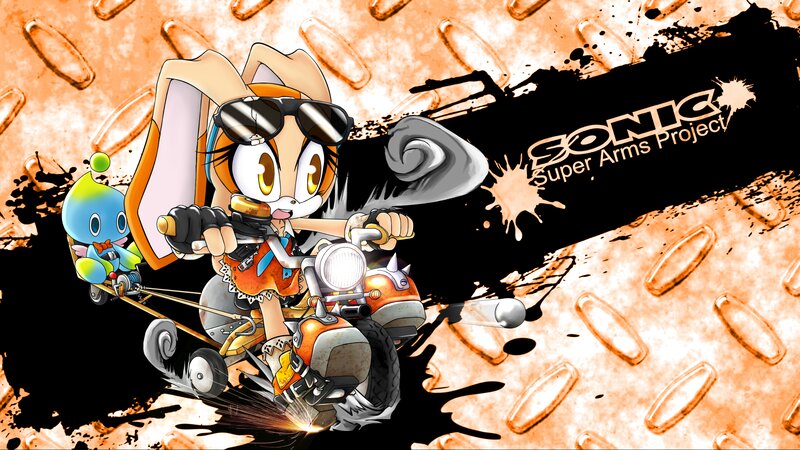 Tails Riding a Motorcycle
