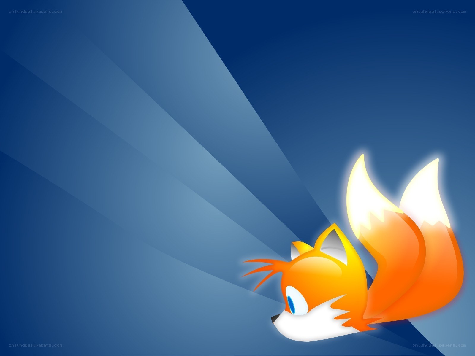 Tails the fox character