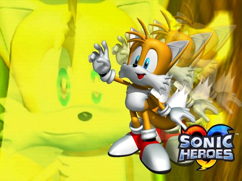 Tails the Fox Character — Yellow