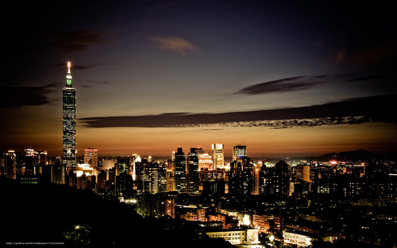 Taipei 101 at Night — Black