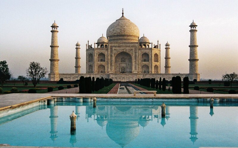 Taj Mahal at dawn