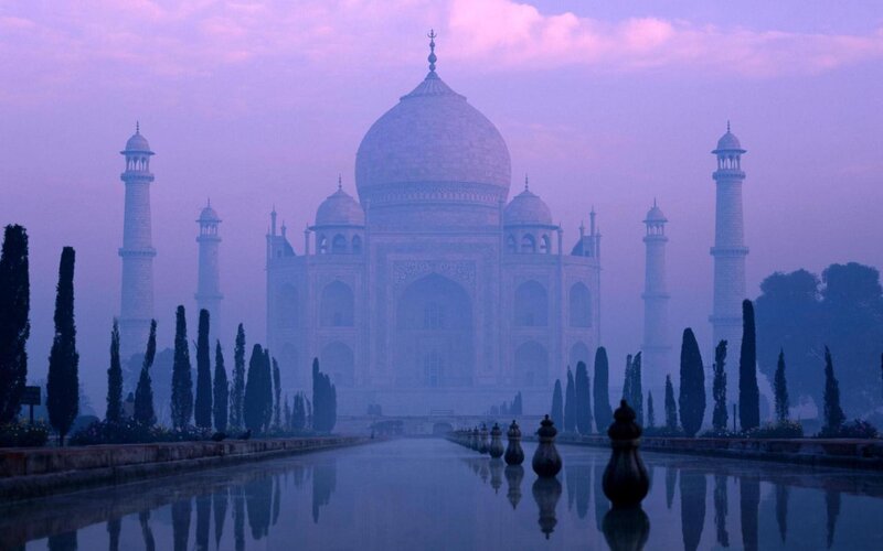 Taj Mahal at dawn