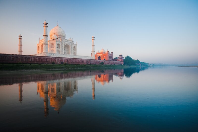 Taj Mahal at dawn