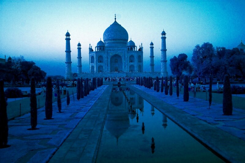 Taj Mahal at Dusk — Blue