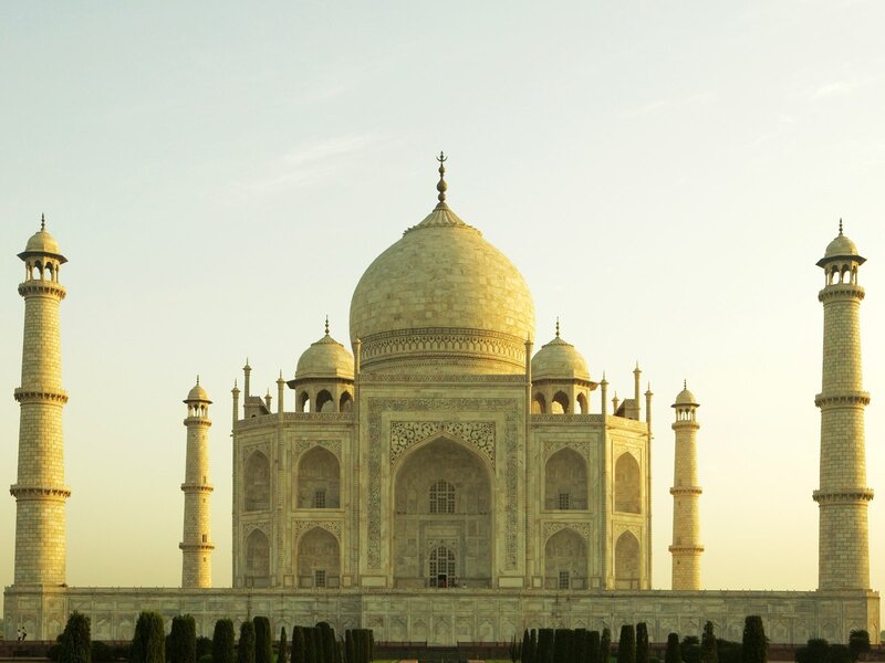 Taj Mahal at sunrise