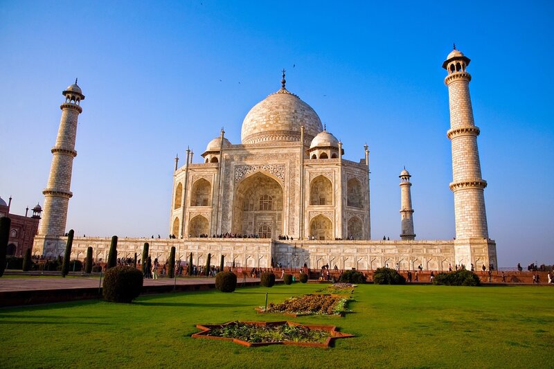 Taj Mahal at sunrise
