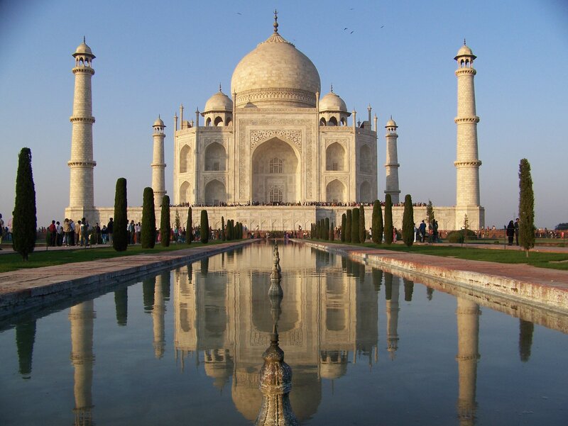 Taj Mahal at sunrise