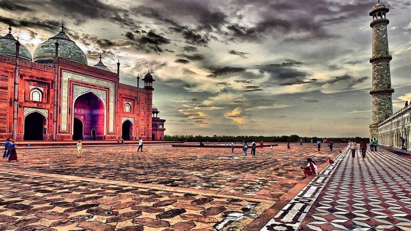 Taj Mahal Complex — Red