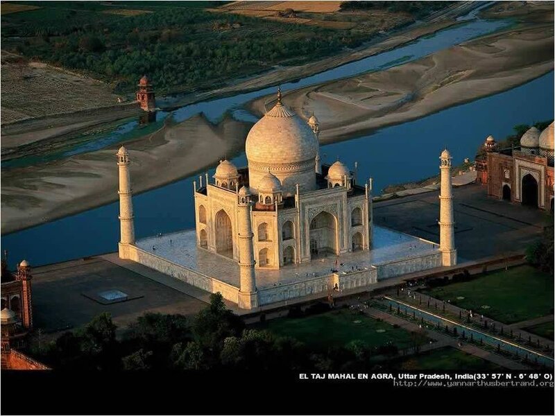 Taj Mahal Complex — White, Serene