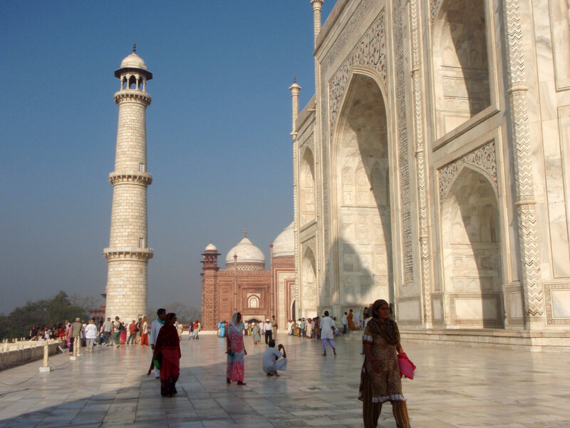 Taj Mahal Courtyard