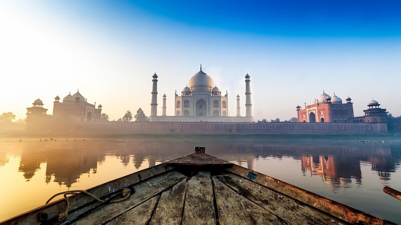 Taj Mahal from Boat