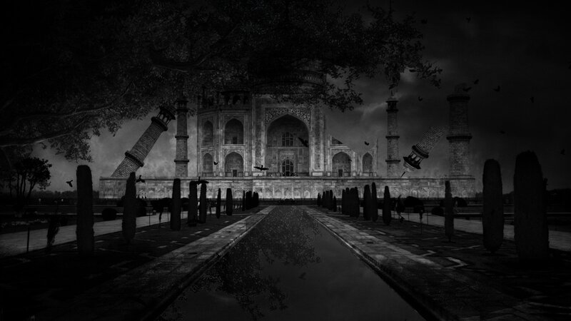 Taj Mahal in ruins