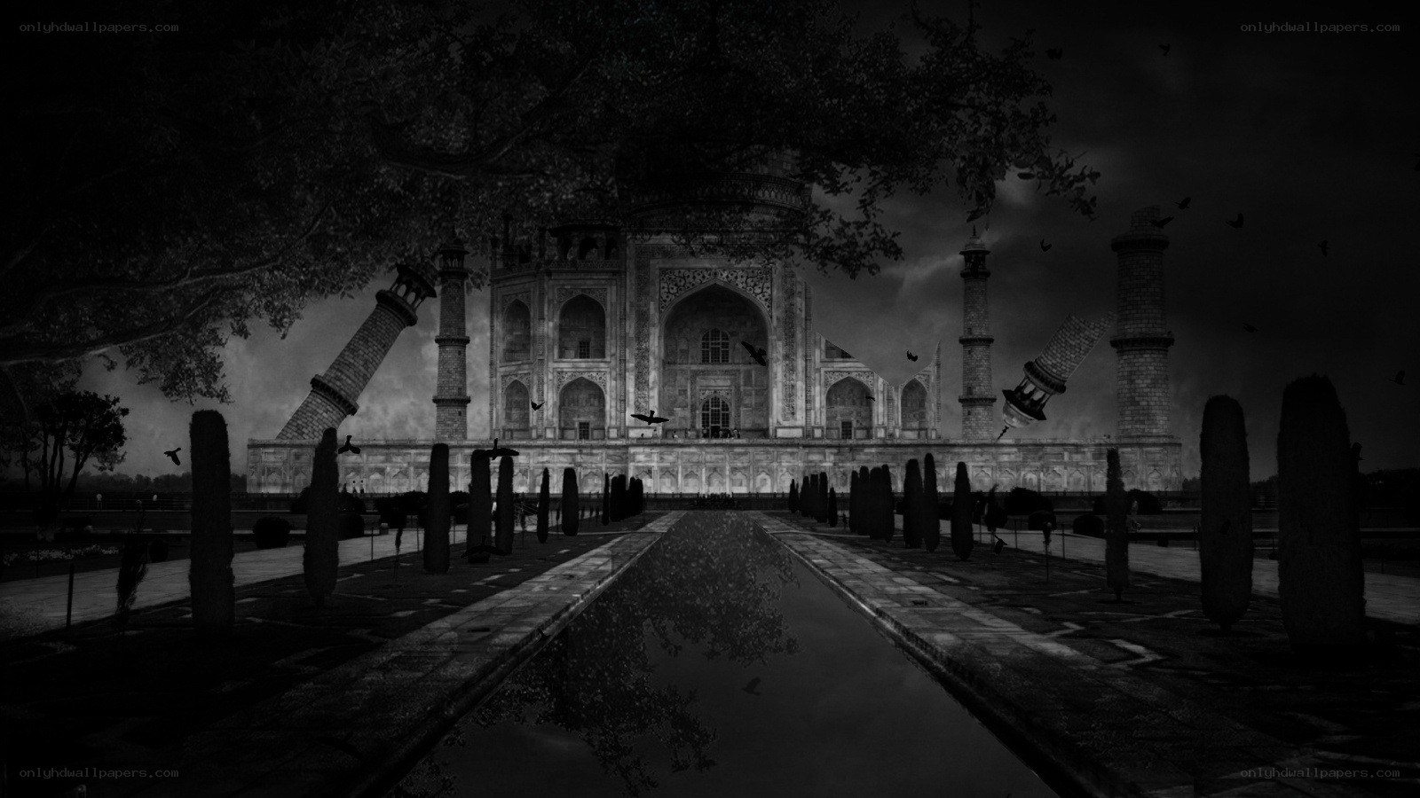 Taj Mahal in ruins