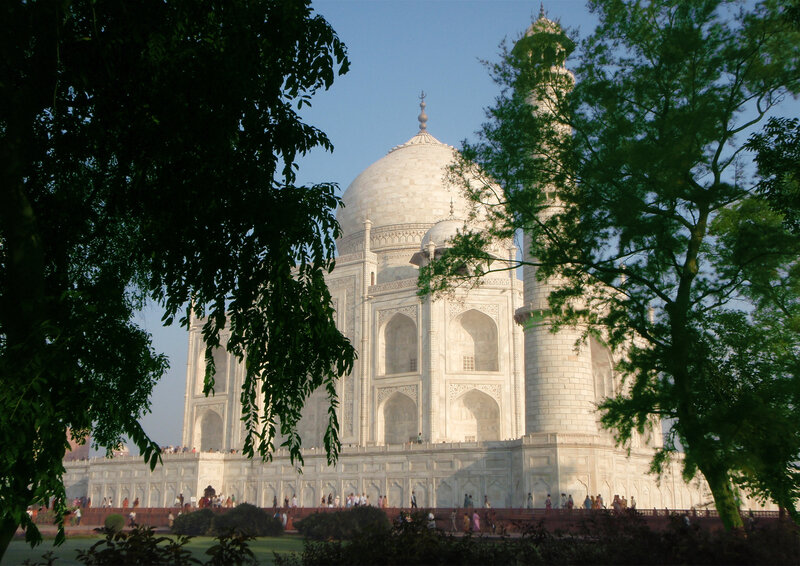 Taj Mahal Mausoleum — White