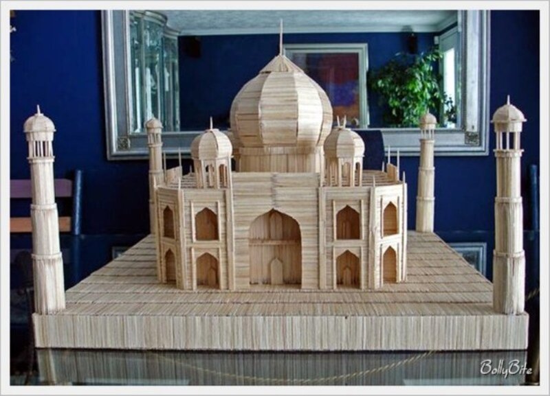 Taj Mahal Model — Blue