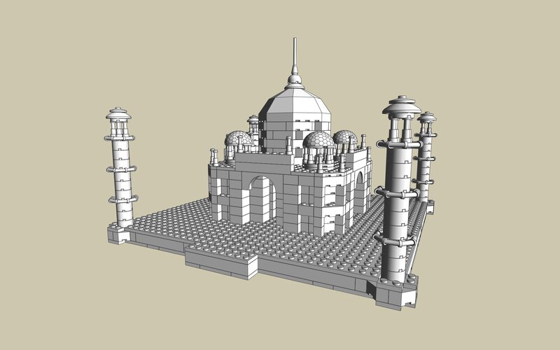 Taj Mahal Model — Gray