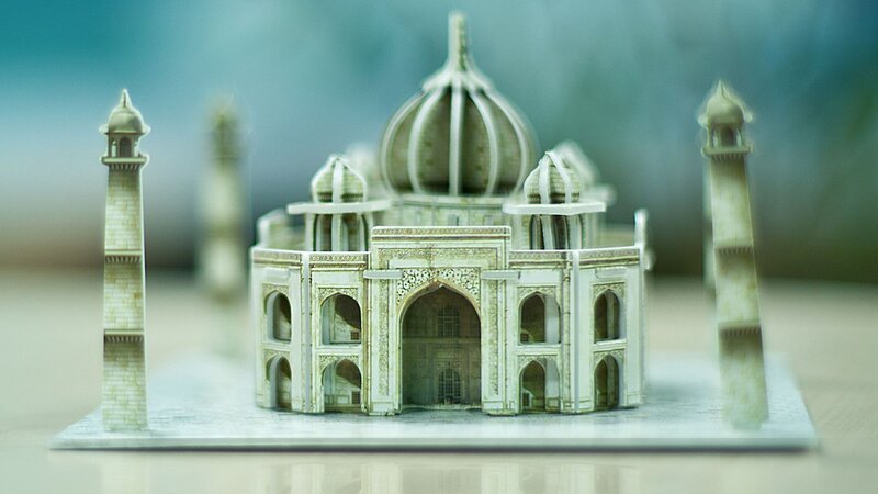 Taj Mahal model replica