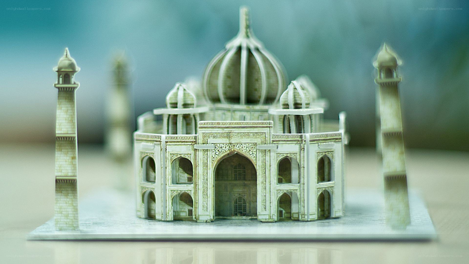 Taj Mahal model replica