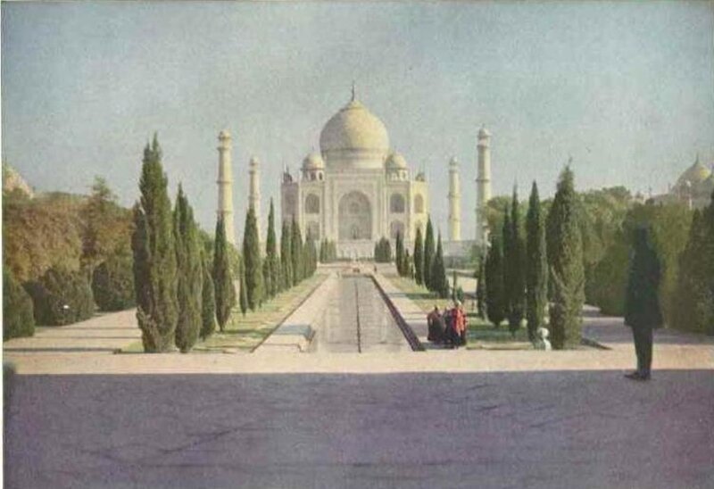 Taj Mahal Monument — White, Serene, Afternoon, Photograph