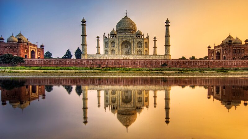 Taj Mahal Reflection — Photograph