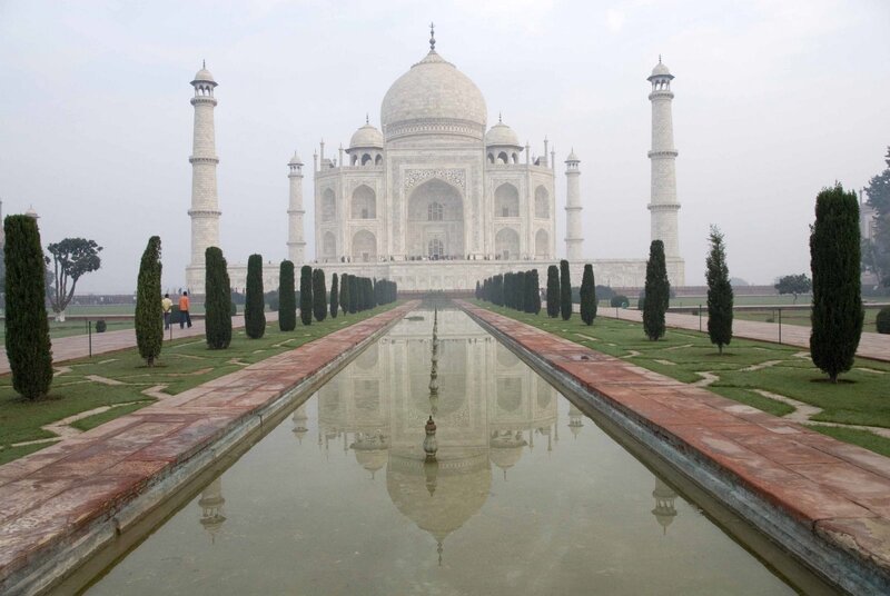 Taj Mahal with reflection