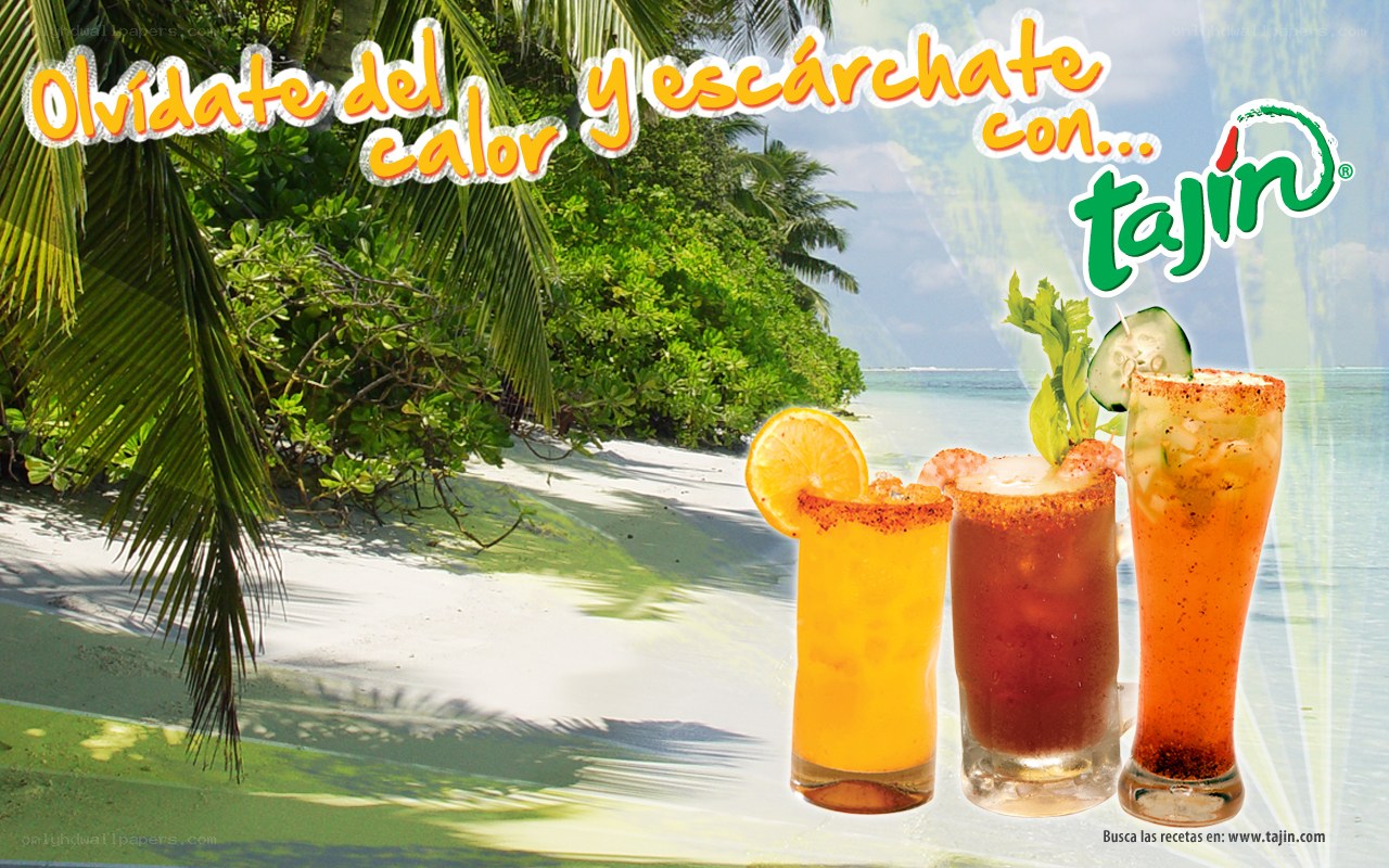 Tajin beverage advertisement