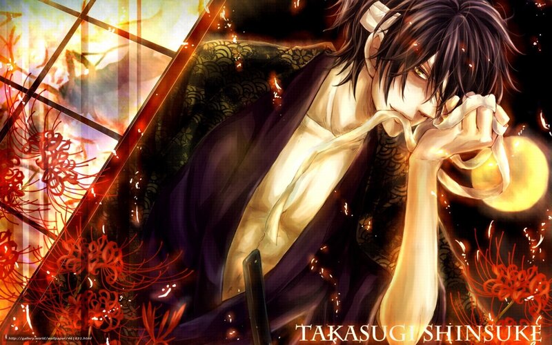 Takasugi Shinsuke anime art