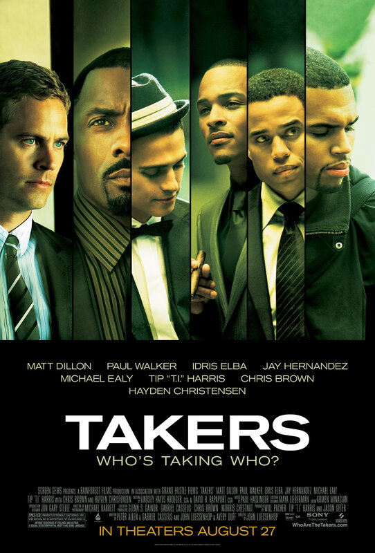 Takers movie poster