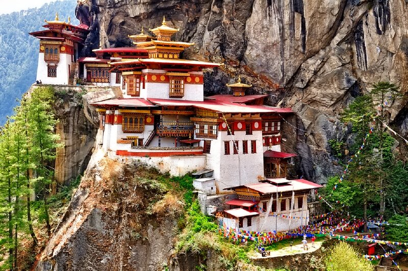 Taktshang Monastery — White, Serene, Afternoon