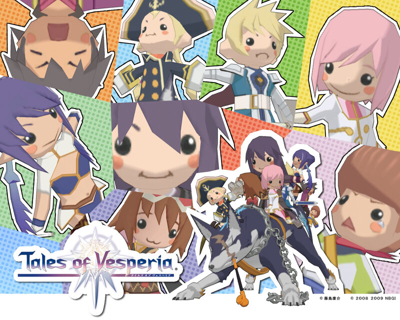 Tales of Vesperia character collage