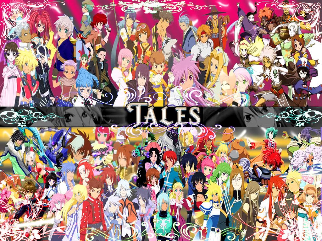 Tales series character collage
