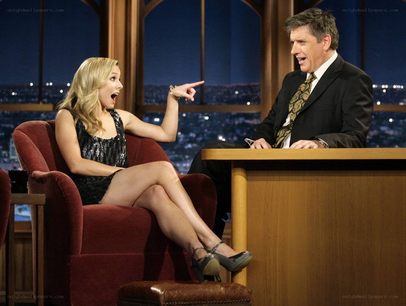 talk show guest pointing