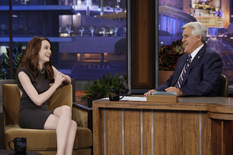 Talk show interview with guest