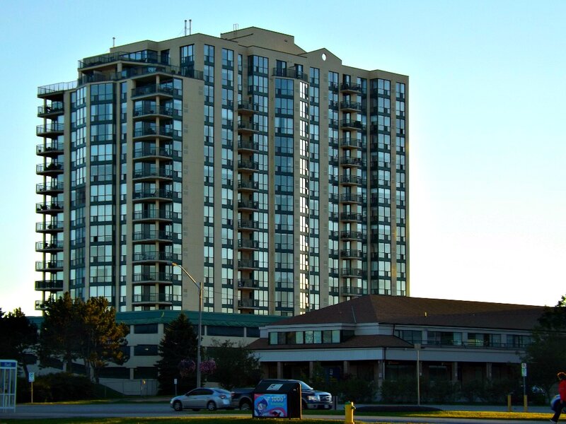 Tall Apartment Building — Beige