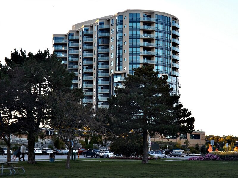 Tall Apartment Building — Green