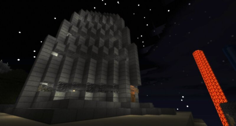Tall Blocky Structure